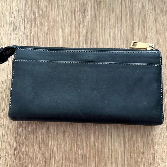 Marc Jacobs continental wallet Black GOLD HARDWARE Clutch made in Italy - Picture 2 of 8